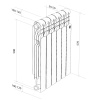 Радиатор Royal Thermo Revolution 500 2.0 - 12 секц.