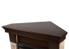 Портал Firelight Forte Wood 30U (угловой) камень коричневый, шпон темный дуб