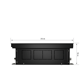 Конвектор внутрипольный Royal Thermo ATRIUM-90/250/2700-DG-U-NA