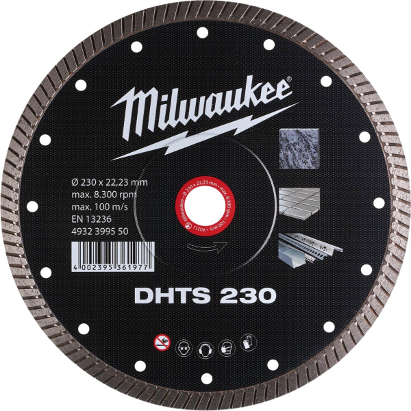 Диск алмазный Milwaukee турбо DHTS 230мм