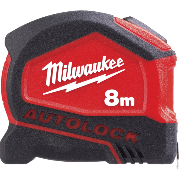 Рулетка Milwaukee AUTOLOCK 8м (шир. полотна 25мм)