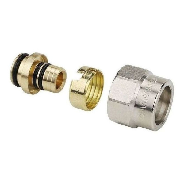 Соединение резьбозажимное VARMEGA 1/2" для труб 16х2.2 VM09402